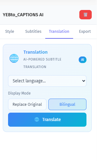 Step 5: Add Translation (Optional)