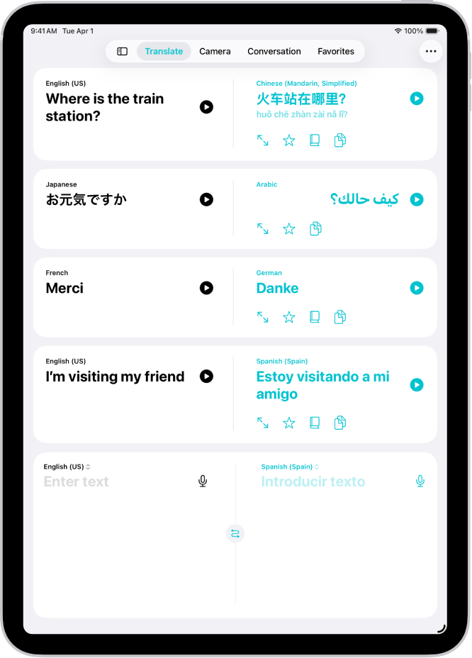 Apple Translate na iPhonu