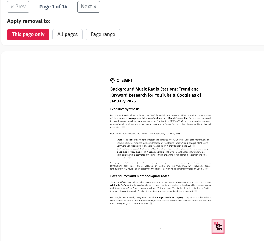 Logo and Image Overlay Removal