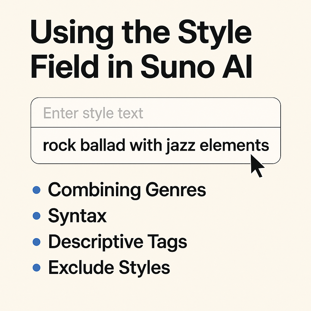 Mastering Style Tags in Suno AI (2025): The Ultimate Guide to Custom Music Generation