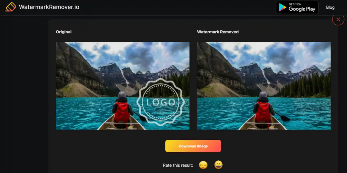 WatermarkRemover.io online tool