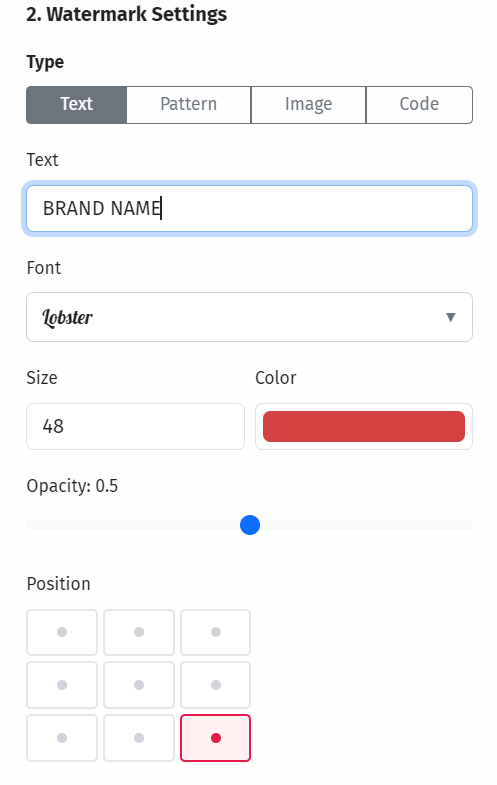 Tekst- en Logo-overlay