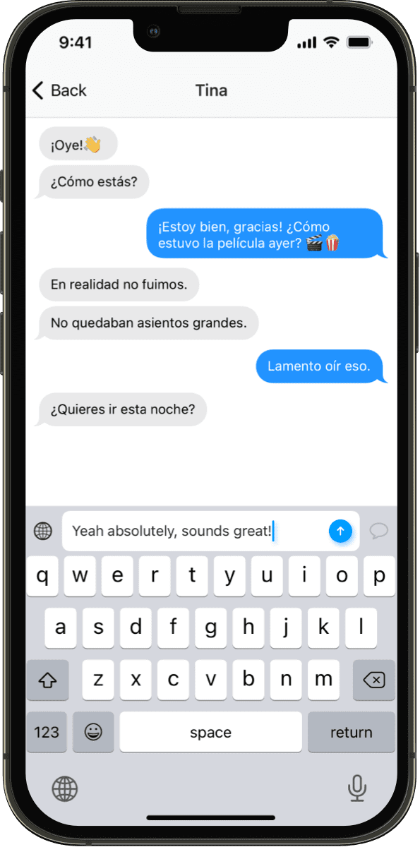 Mobilní překladová aplikace iTranslate