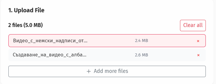 Batch Video Verwerking