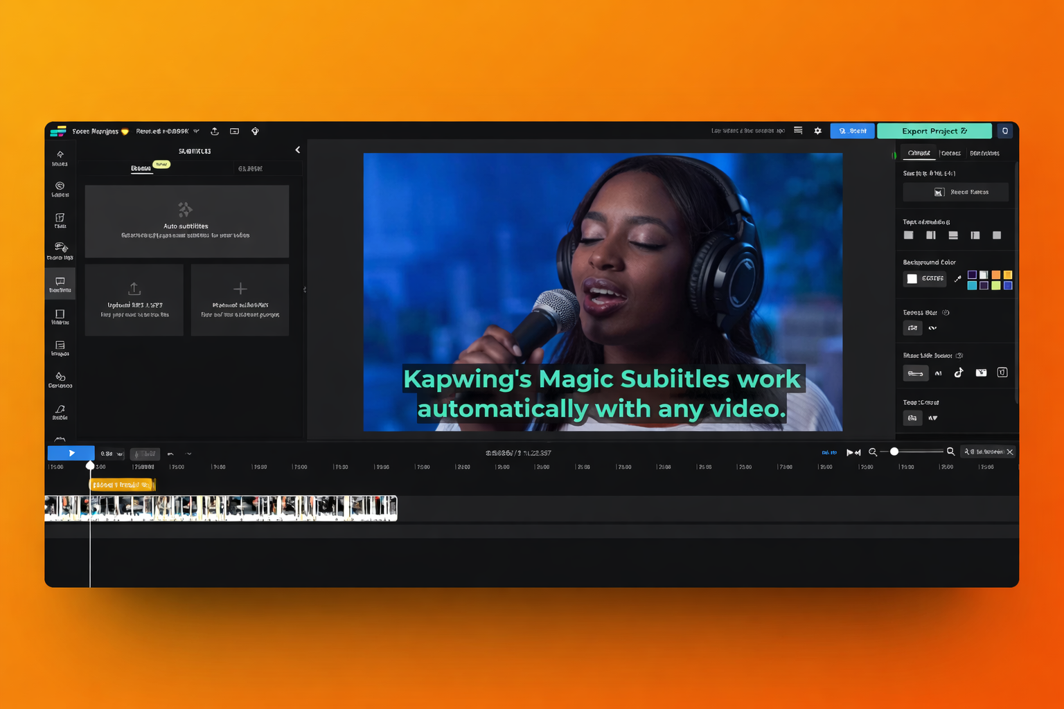 Generator napisow Kapwing online