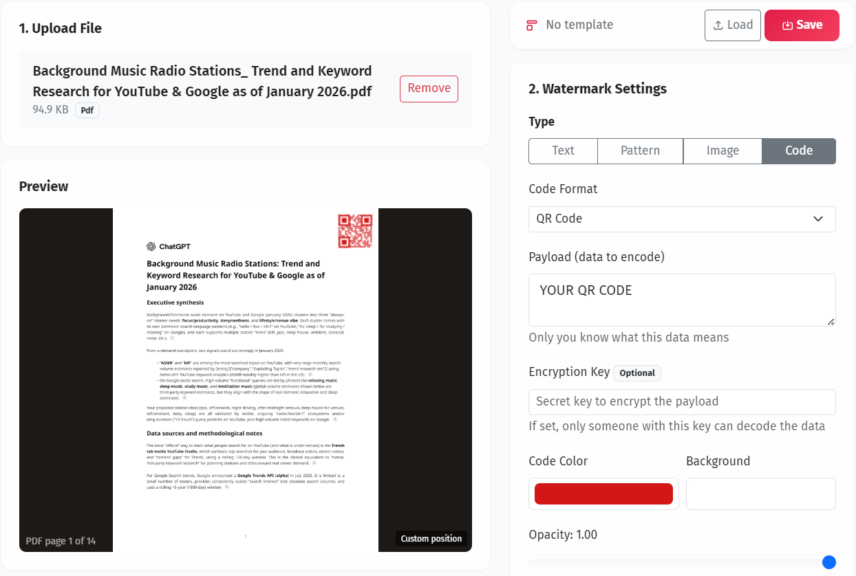 Add a Watermark to a PDF Online