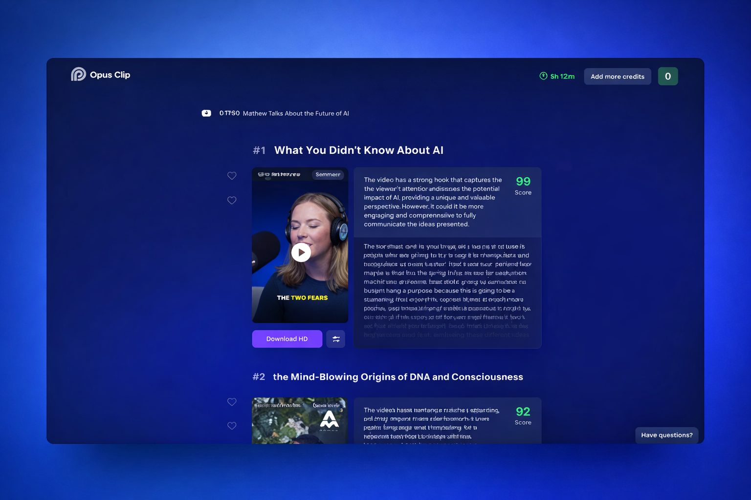 Platforma AI Opus Clip do tworzenia klipow wideo z napisami