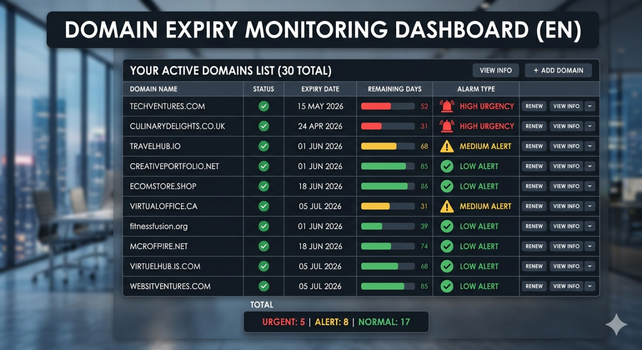 I Own Thirty Domains and I Cannot Remember When Any of Them Expires