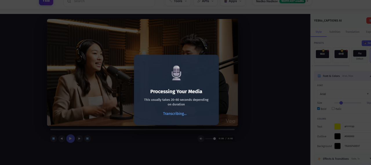Step 3: Review and Edit the Transcript