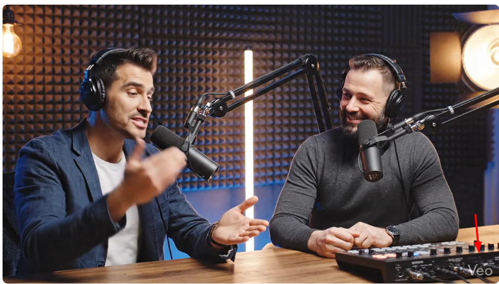 Google Veo Wasserzeichen auf Videobild