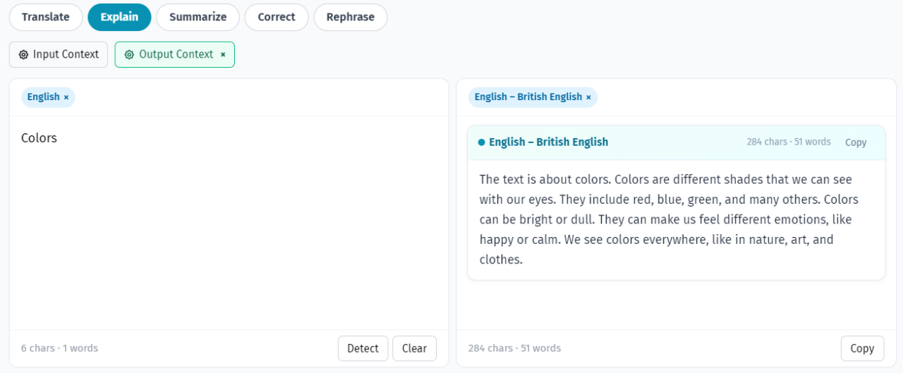 Forklar kompleks tekst enkelt