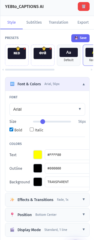 Step 4: Style Your Subtitles